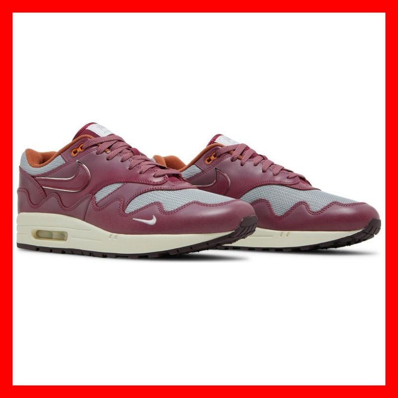 Nike Air Max 1 Patta Waves Rush Maroon パタ ウェーブ