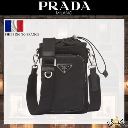 PRADA Smart Phone Cases Plain Logo Smart Phone Cases