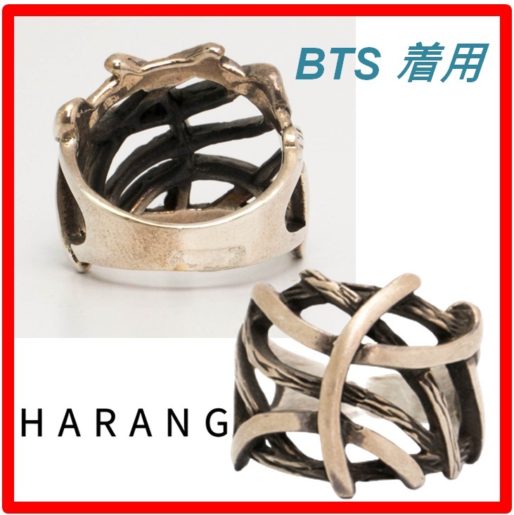 ★BTS ジョングク着用★韓国の人気★HARANG HR 94R★リン.グ★