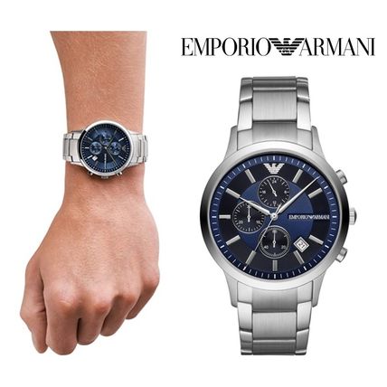 現地価格セール シルバー（銀色）系 EMPORIO ARMANI(エンポリオ