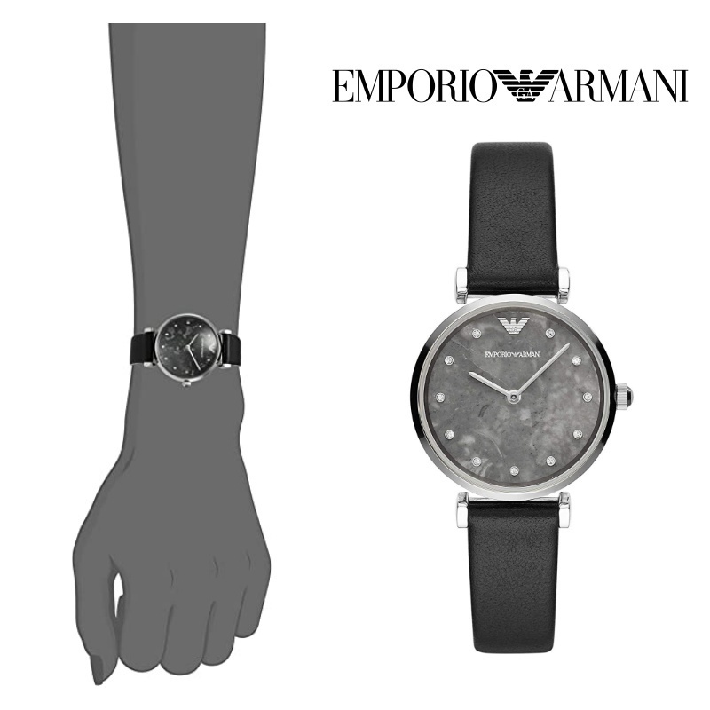 [関税込/国内発] ARMANI 腕時計 AR11171 32mm ブラック