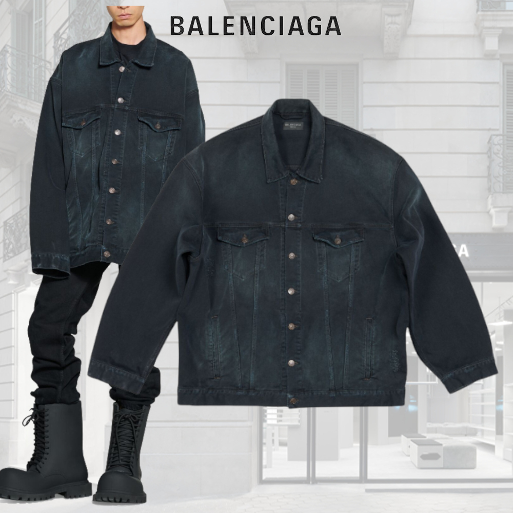 【BALENCIAGA】HAND DRAWN BB ICON ジャケット