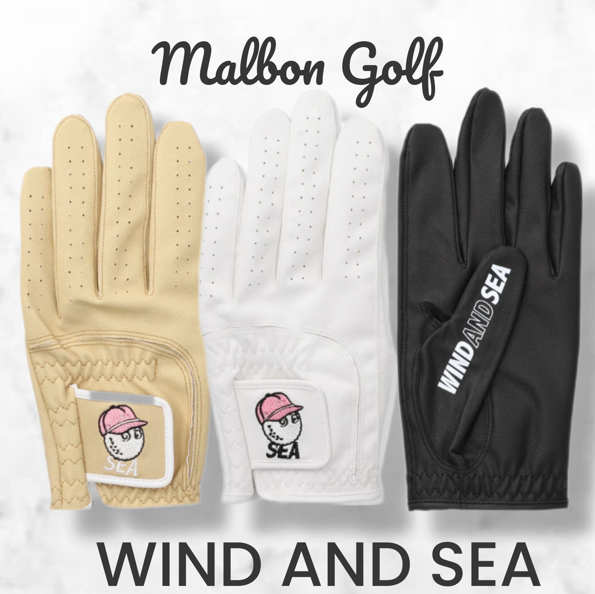売買 WIND AND SEA × MALBON GOLF グローブ fawe.org