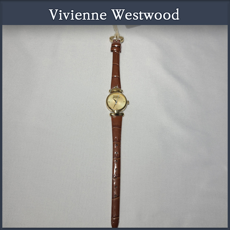 【Vivienne Westwood】マイダ革時計★VV090GDBR