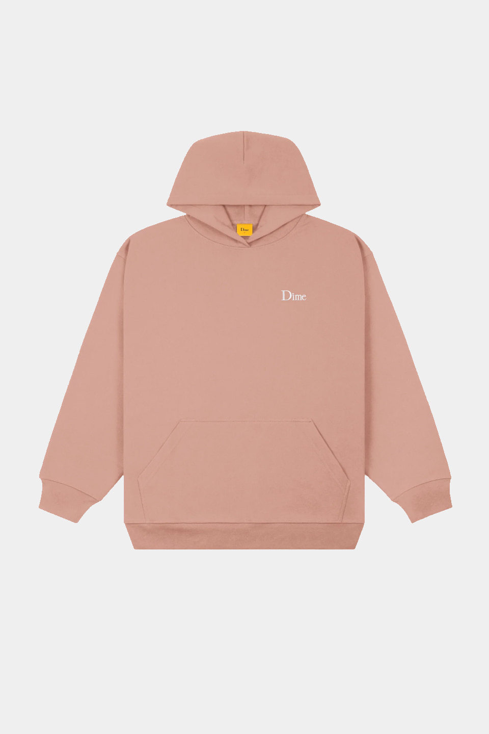 【DIME】 CLASSIC SMALL LOGO HOODIE : OLD PINK