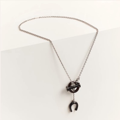 《HERMES》馬蹄とホーンのネックレス/Mobile Equestre necklace