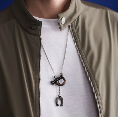 《HERMES》馬蹄とホーンのネックレス/Mobile Equestre necklace