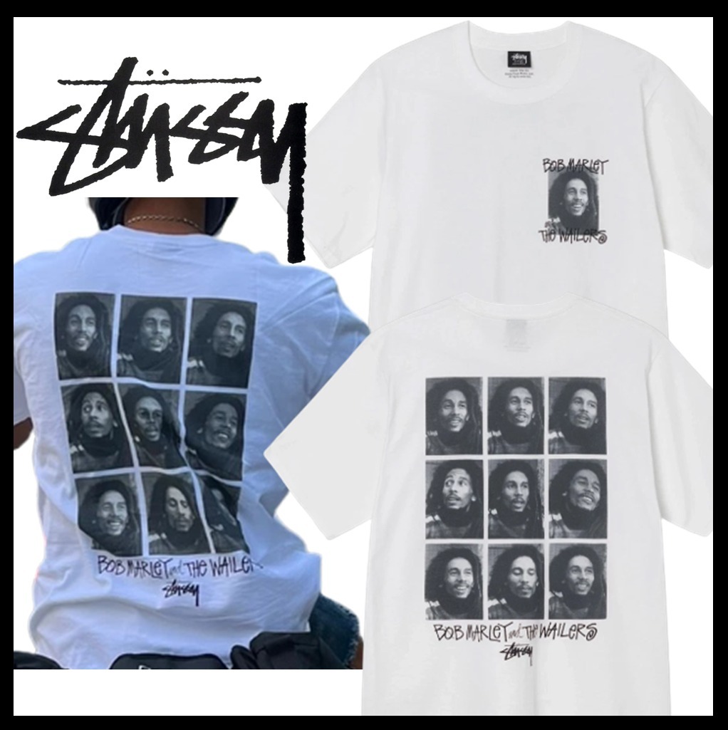 ★関税込★Stussy★Stussy Bob Frames T-Shirt White★