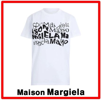 ☆人気☆【MAISON MARGIELA】☆(W) Distorted Logo T-Shir.t☆ ☆人気☆【MAISON MARGIELA】☆(W) Distorted Logo T-Shir.t