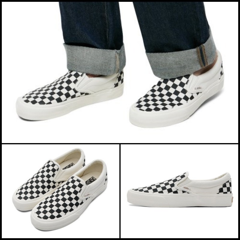 【VANS】 Slip-On VR3 - CHECKERBOARD BLACK/MARSHMALLOW