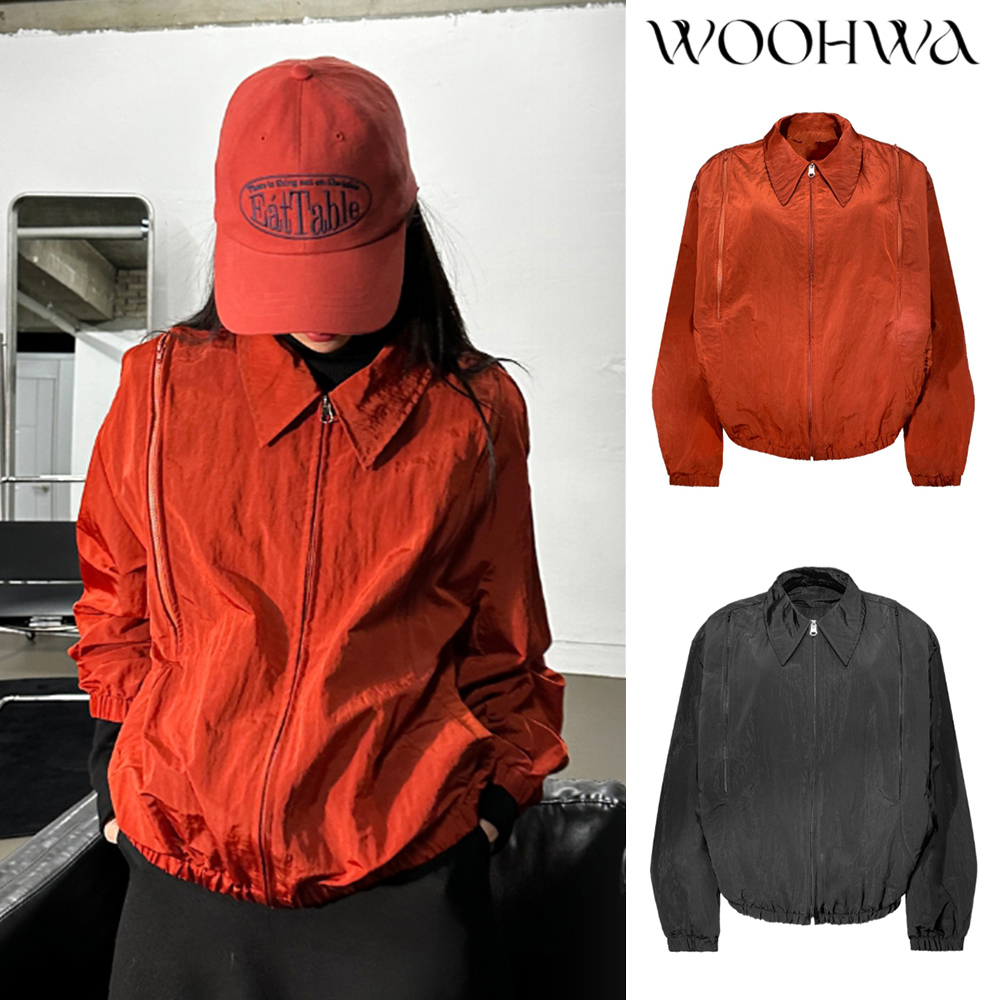 【WOOHWA】DOUBLE ZIP-UP JK