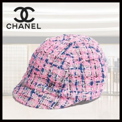 ツイード CHANEL(シャネル) 帽子(レディース) - 海外通販のBUYMA