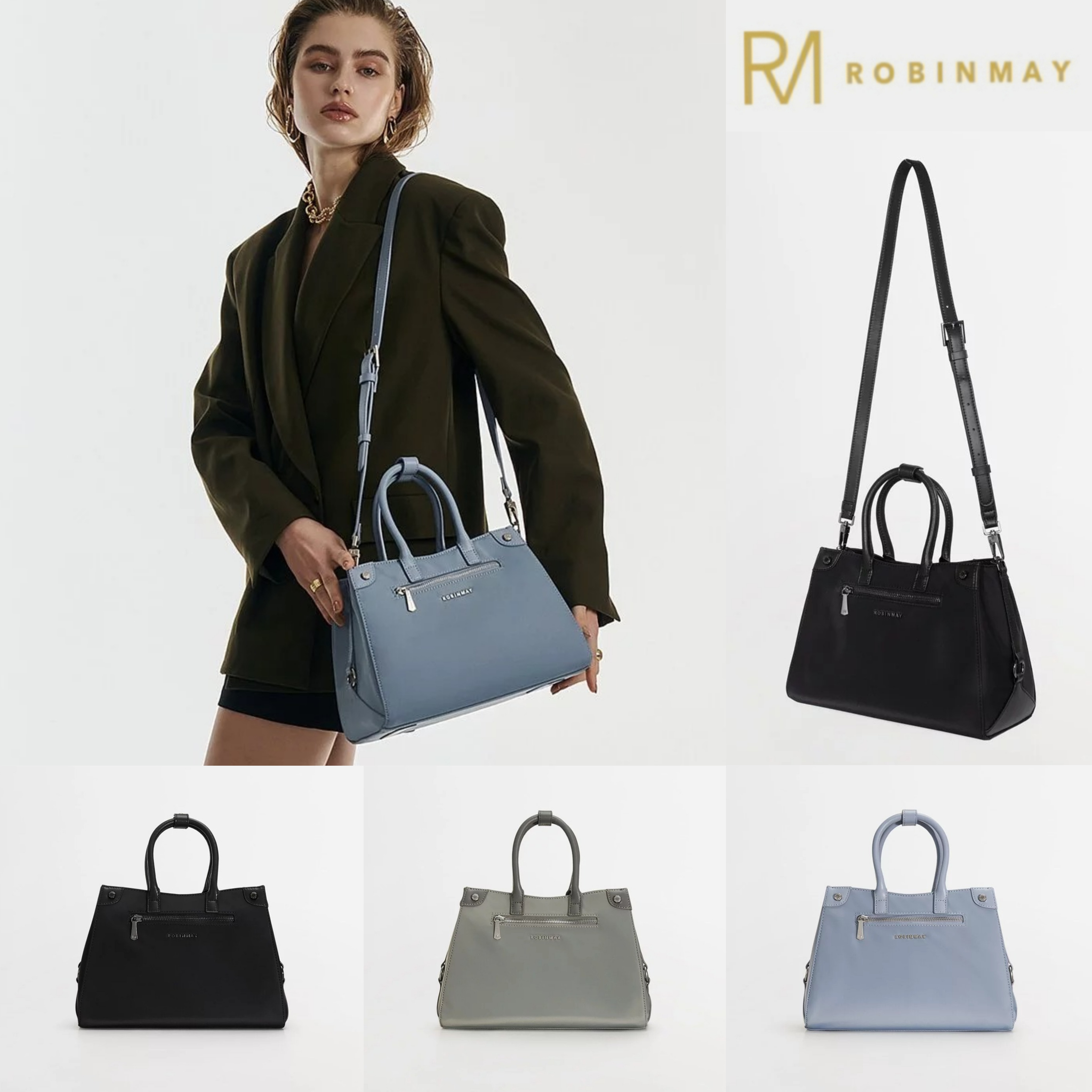ROBINMAY◇ナイロン 2way ショルダー/ハンドバッグ Z380◇送料込
