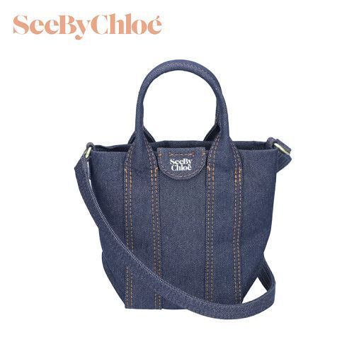 ☆See by Chloe☆ LAETIZIA Mini 2wayトート DENIM♪