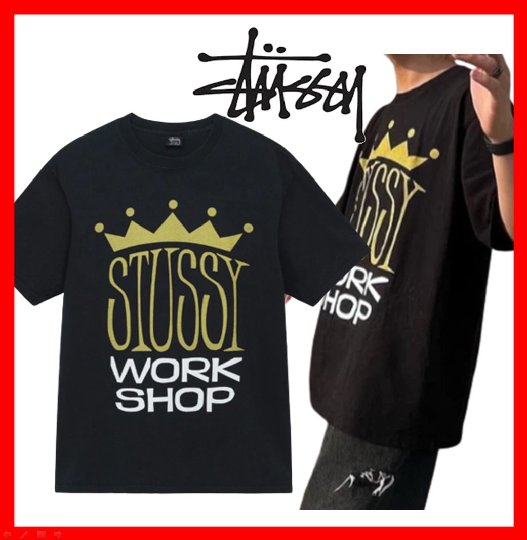 ★STUSSY★Stussy x Our Legacy King Size Pigment Dyed T-Shirt