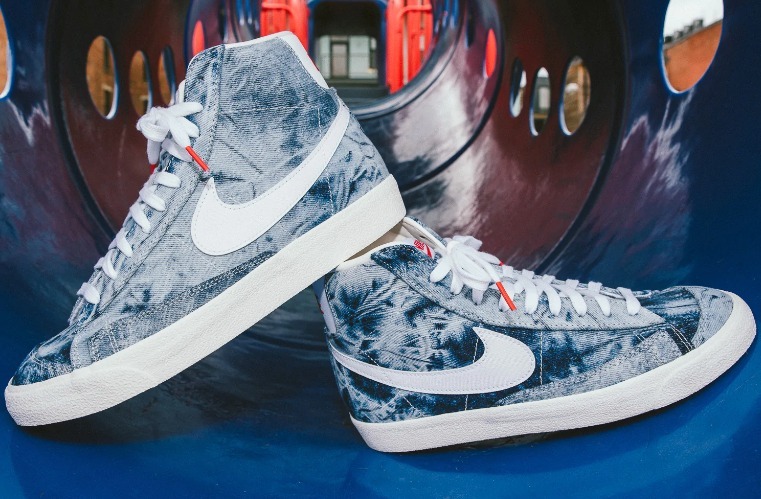 デニム生地☆最新ブレーザー☆Nike Blazer Mid '77☆お早めに！ デニム生地☆最新ブレーザー☆Nike Blazer Mid '77☆お早めに