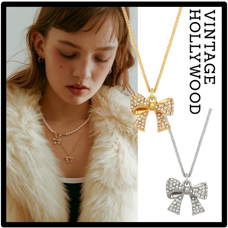 ☆送料・関税込☆VINTAGE HOLLYWOOD★Twinkle Ribbon Necklace★