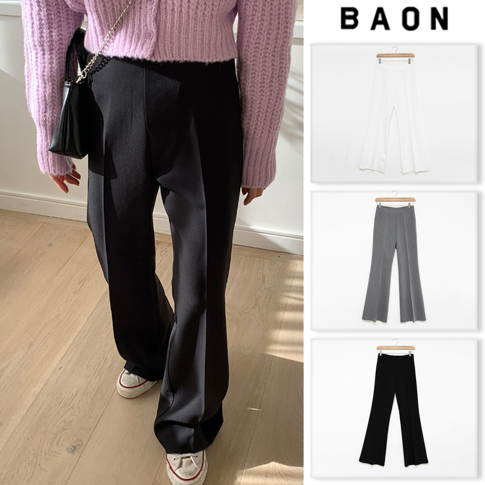 【BAON】Pepen Bootcut Long Slacks