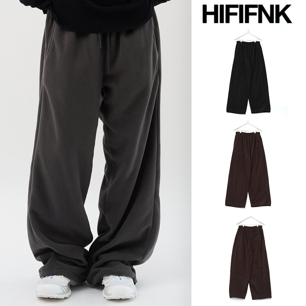 【HI FI FNK】Lorail Fleece Wide Pants