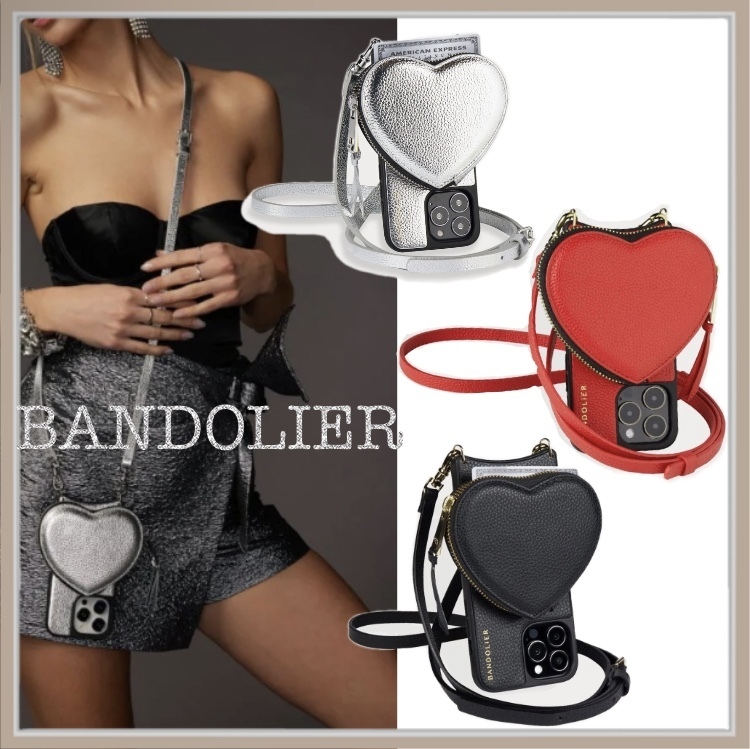 【Bandolier】WILLA ハートポーチ付 クロスボディ iPhoneケース
