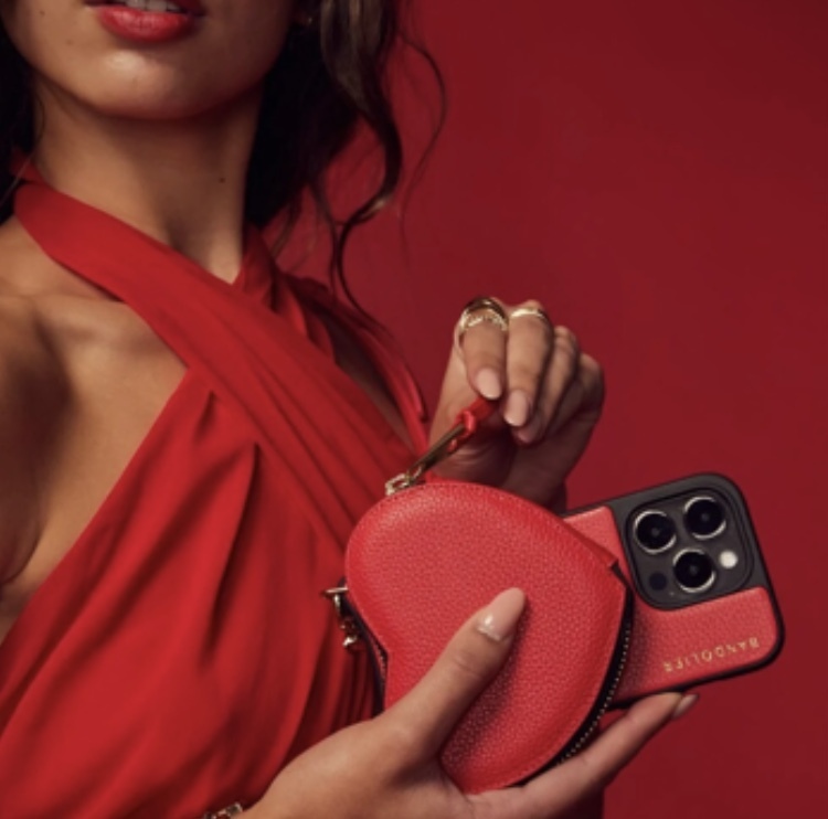 Bandolier】WILLA ハートポーチ付 クロスボディ iPhoneケース