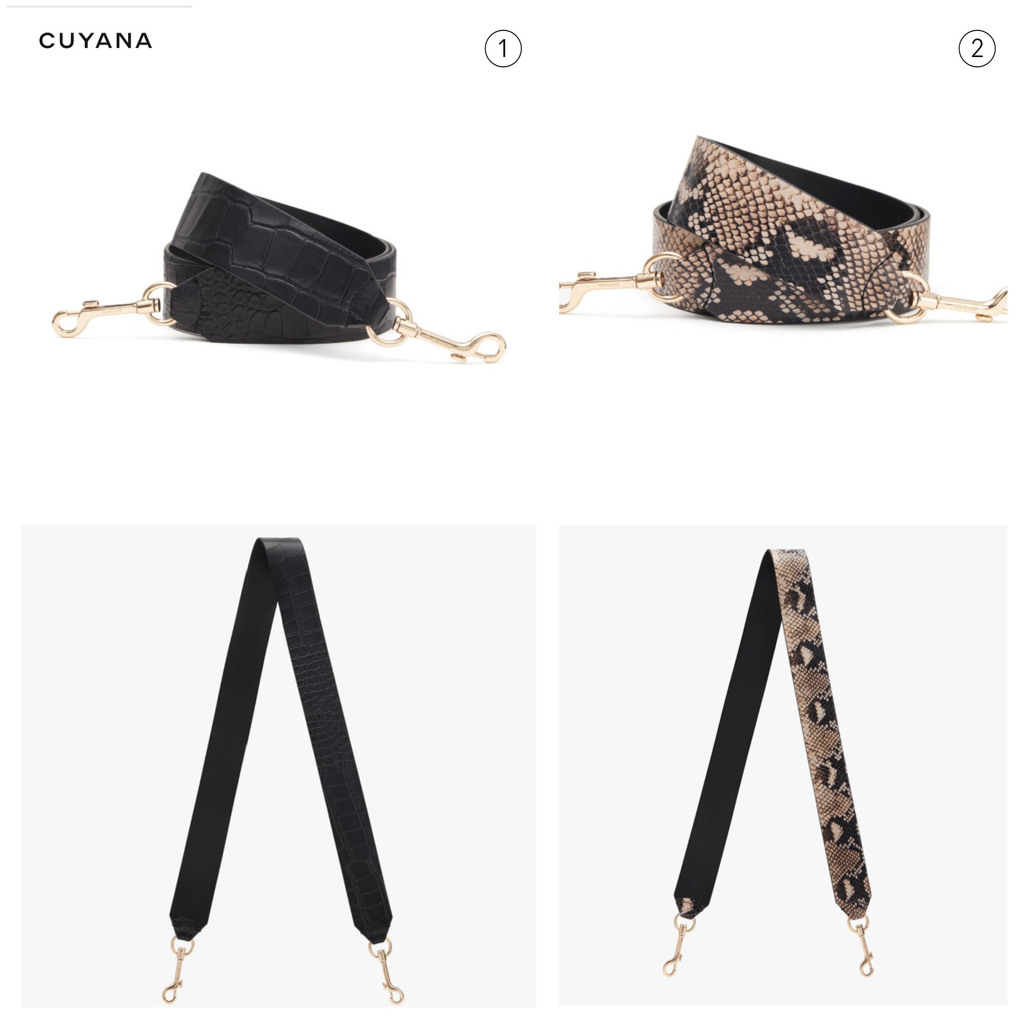 【CUYANA】Wide Strap