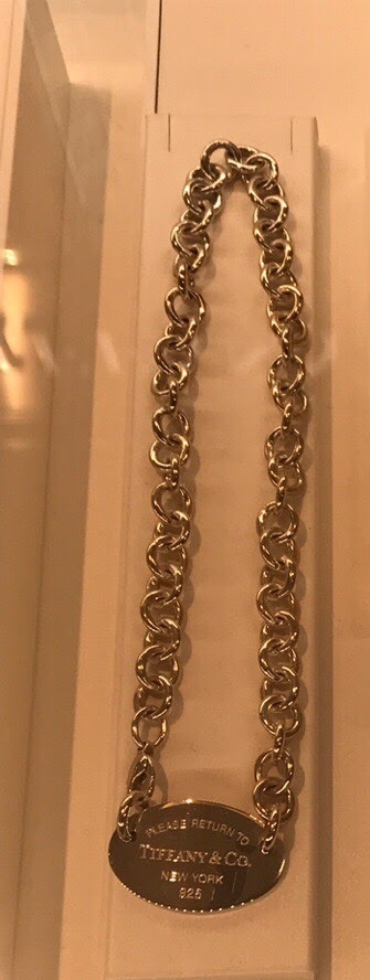 【関税込/国内発】шTiffany & Co ロゴプレート ネックレス