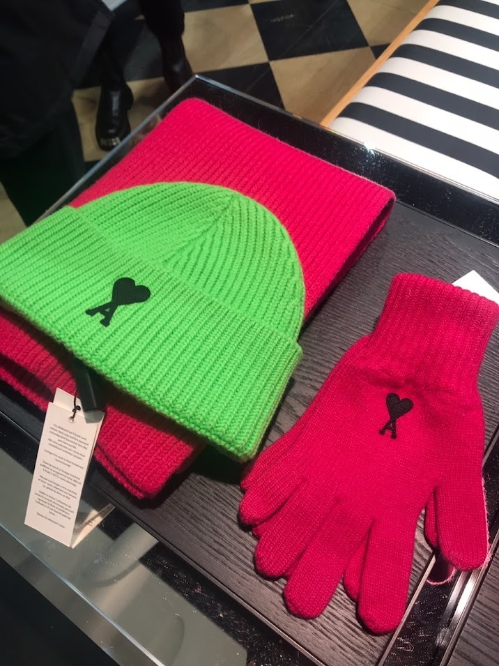 【関税込/国内発】◎◎AMI PARIS ハートロゴ グローブ