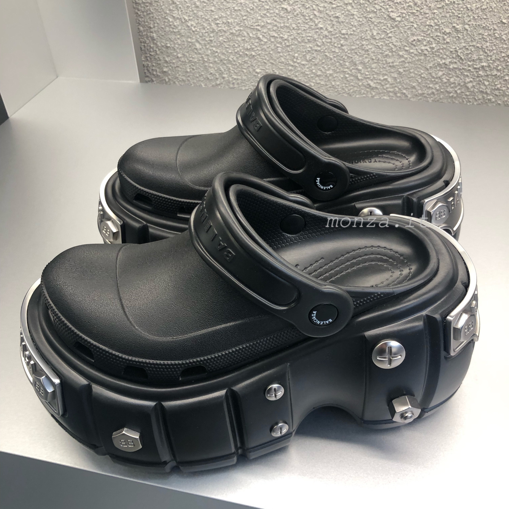 BALENCIAGA HARDCROCS™ ミュール ハードクロックス 39 黒 - 靴