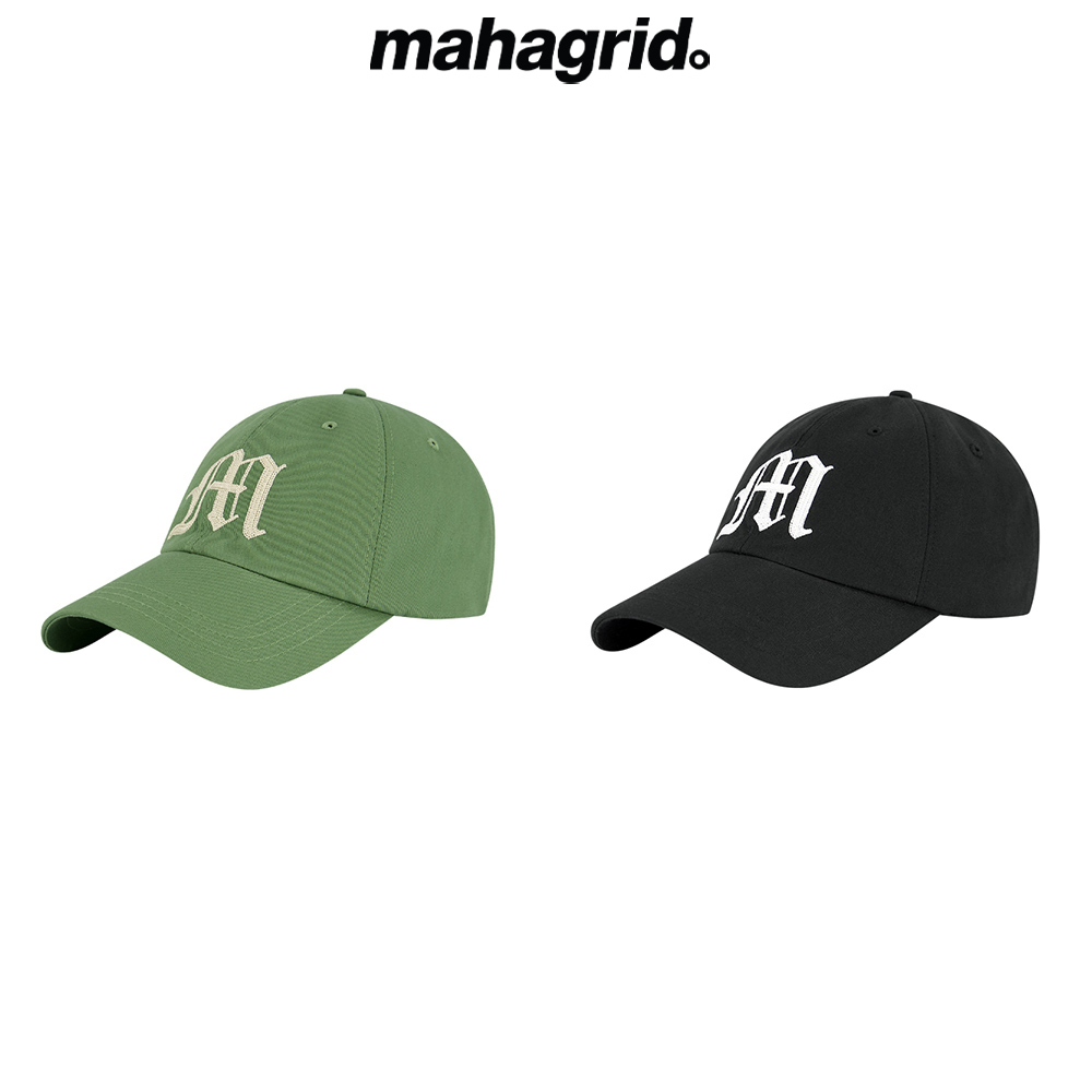 【mahagrid】23SS★ GOTHIC M LOGO BALL CAP