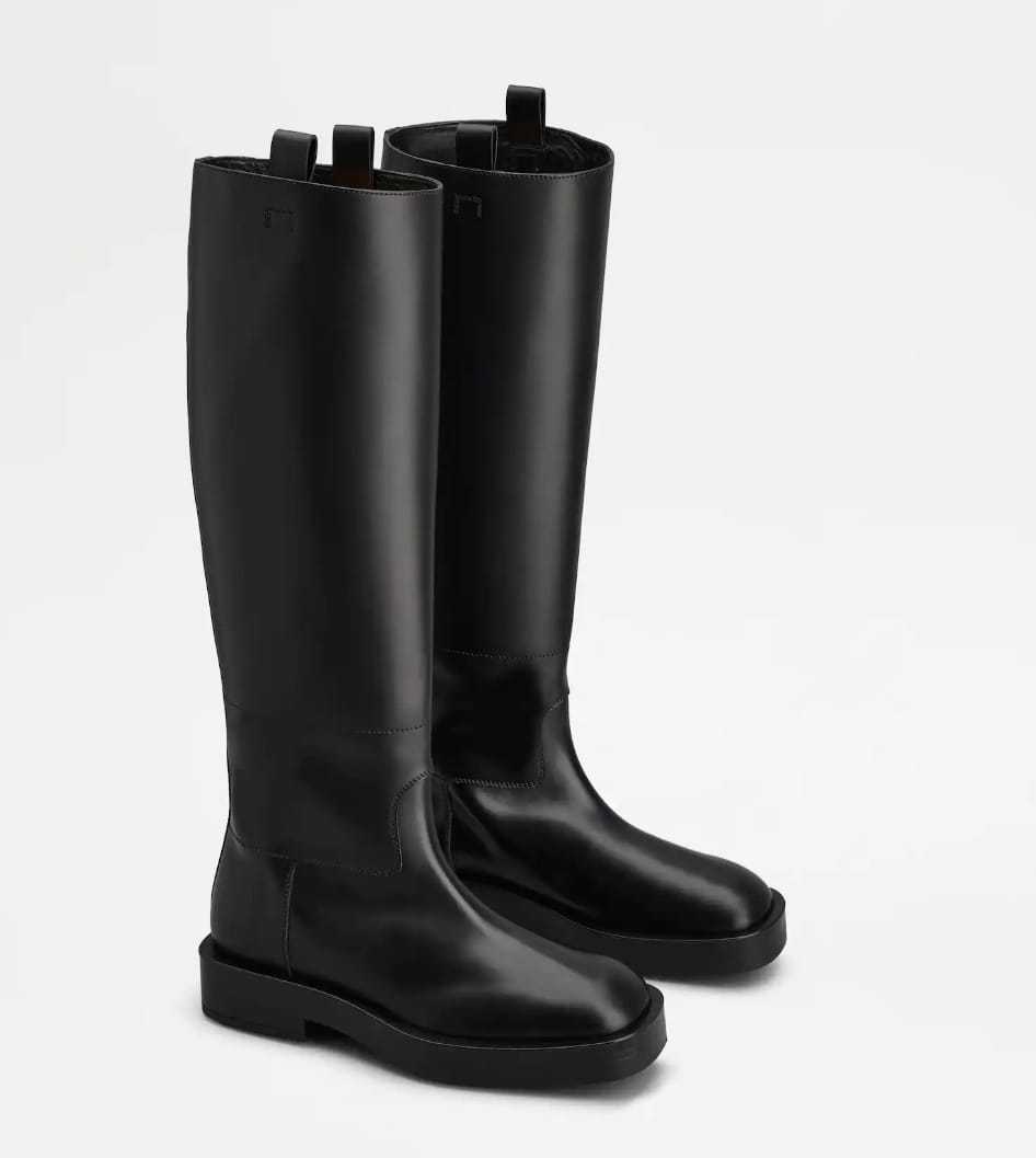 TODS 】 timeless トッズ レザー ロングブーツ www.omniblonde.com