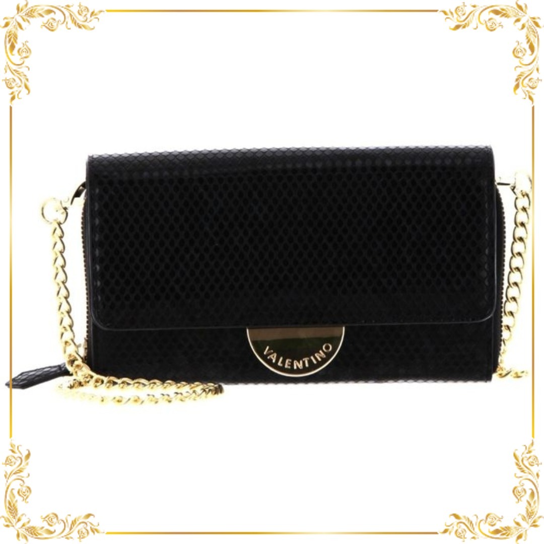 VALENTINO Cedarロゴ CB財布バッグ 蛇柄 希少 3color○関送無料