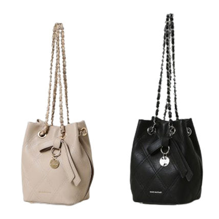 JILLSTUART Bucket Bags Casual Style Chain Plain Leather Party Style Purses