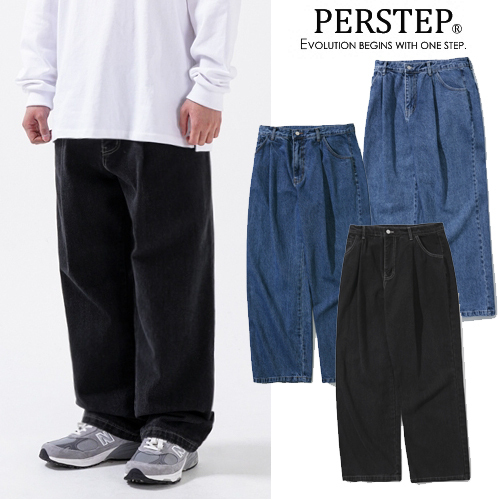 PERSTEP正規品★23SS★One Tuck インテンドデニムパンツ