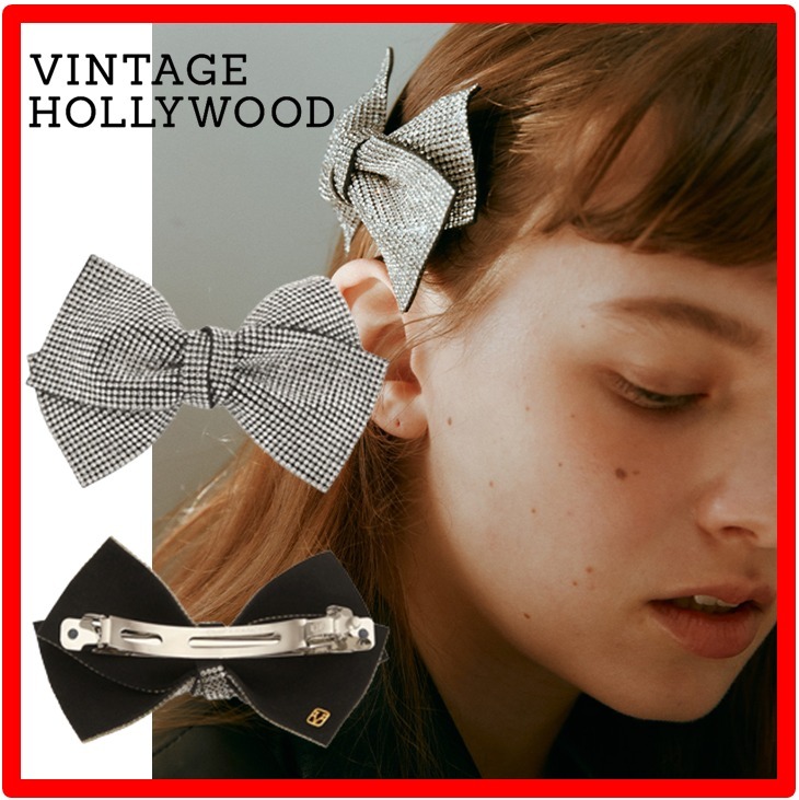 ☆人気☆【VINTAGE HOLLYWOOD】☆Shining Ribbon Hairpi.n☆