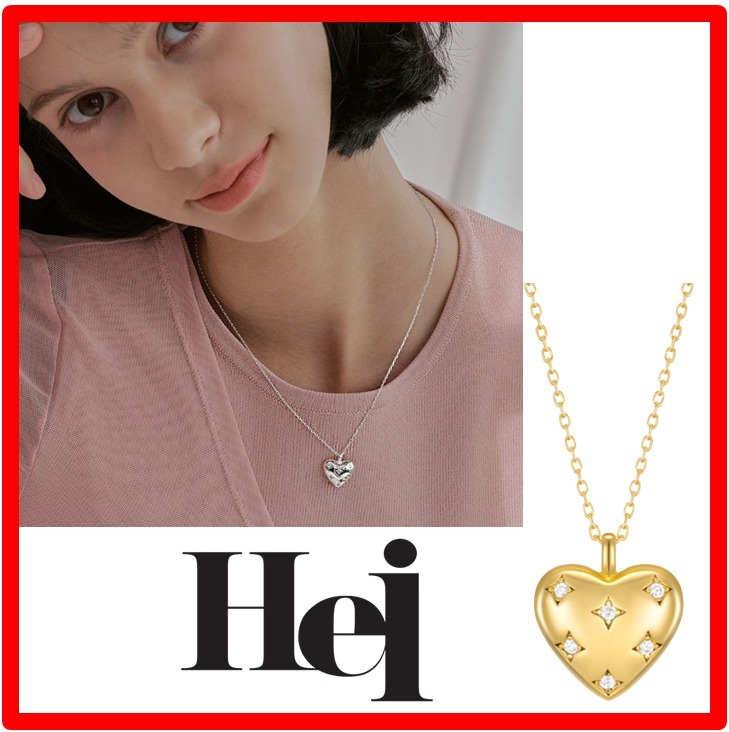 ☆(G)I-DLE ウギ着用☆【Hei】☆alice heart necklac.e☆