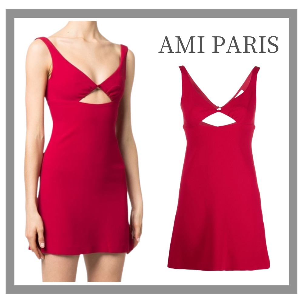 ビリーズエンター 【AMI PARIS】カットアウトドレス レディース