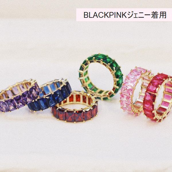 セレブ人気【THE M JEWELERS】THE COLORED BANDSリング