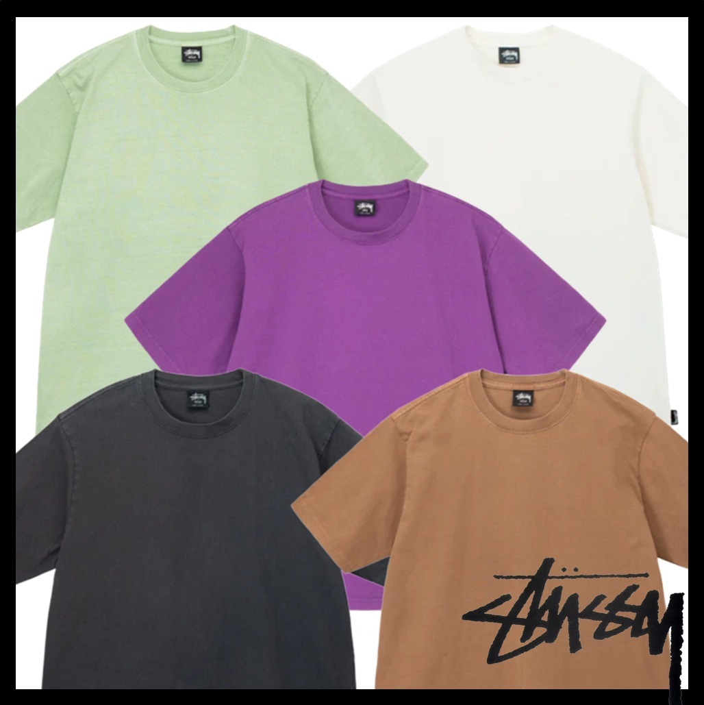 ★送料・関税込★Stussy★PIGMENT DYED CREW★ Tシャツ★