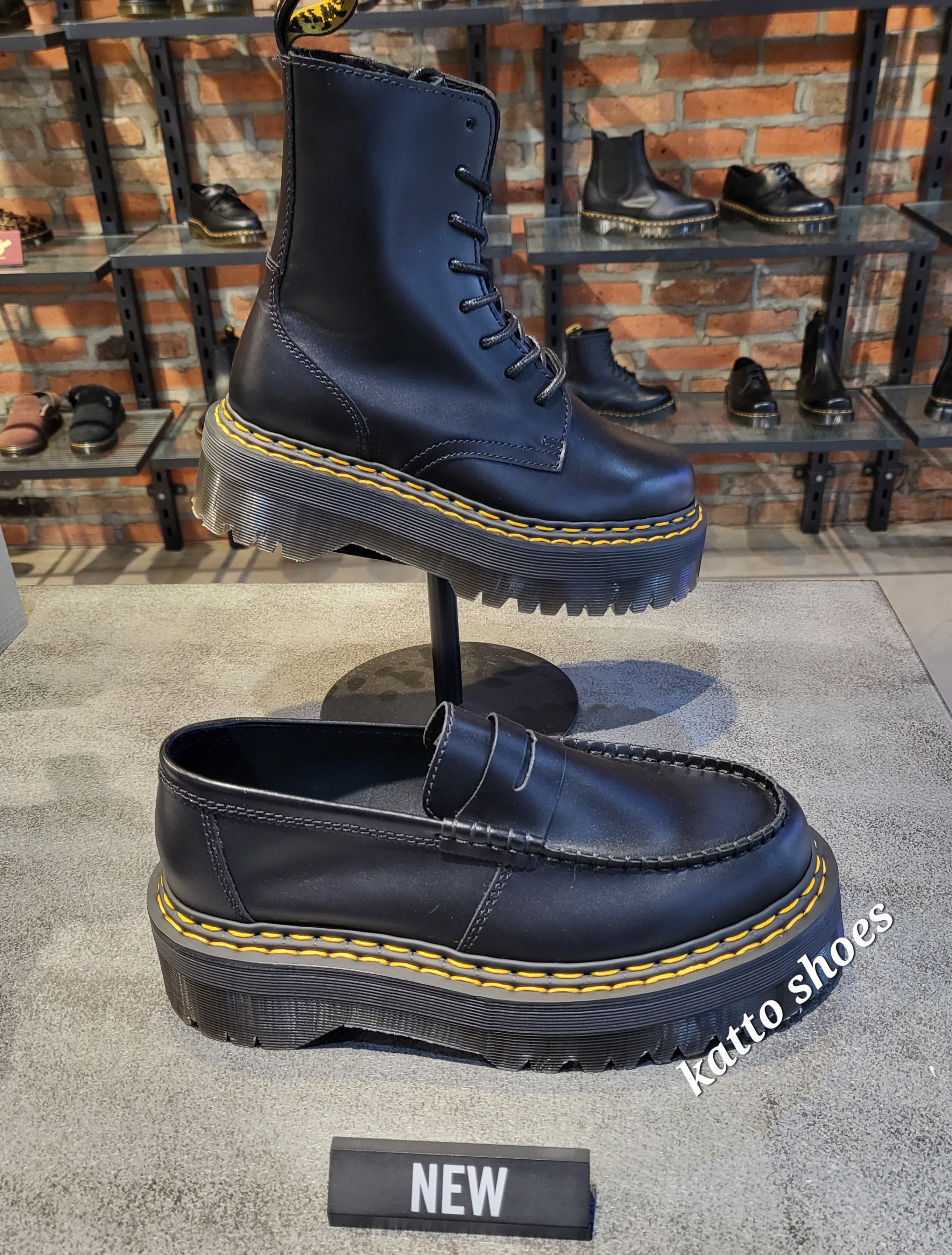 Dr Martens☆PENTON QUAD DOUBLE STITCH☆厚底☆兼用 (Dr.Martens