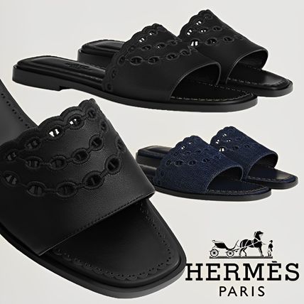 HERMES Chaine dAncre(エルメス シェーヌダンクル) サンダル・ミュール ...