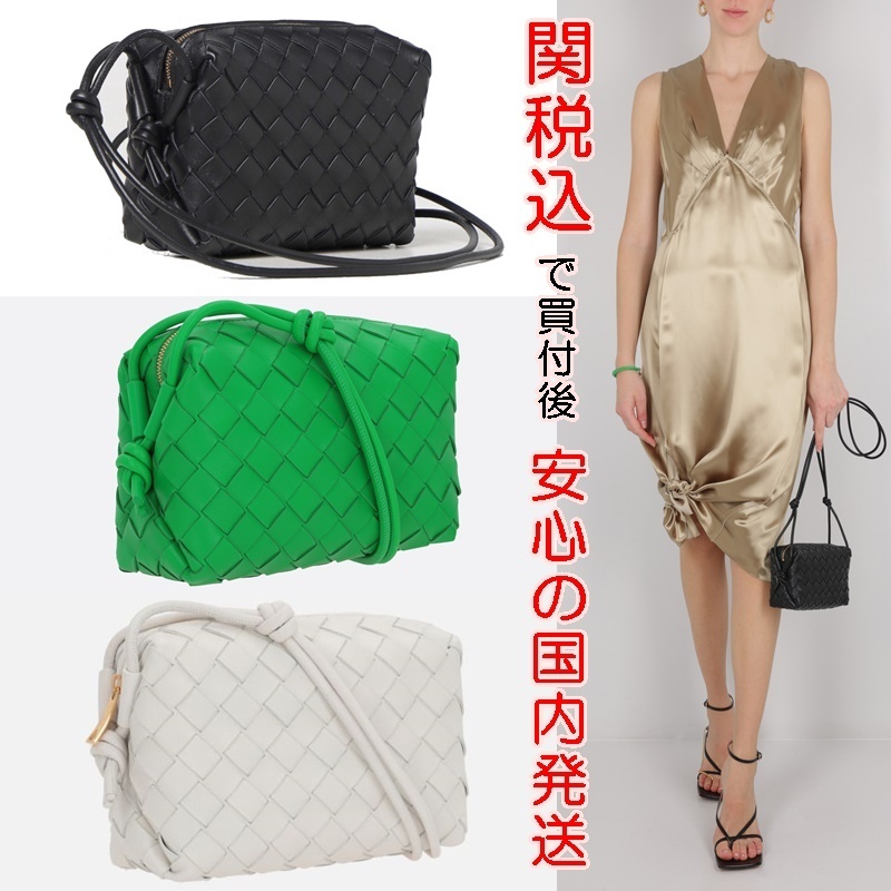 関税込 BOTTEGA VENETA Loop ミニ クロスボディバッグ