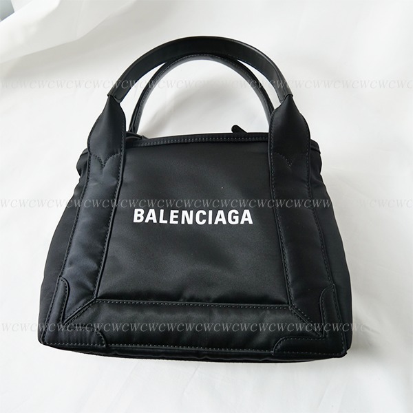 Balenciaga【SALE】国内発□NAVY CABAS ハンドバッグS (BALENCIAGA
