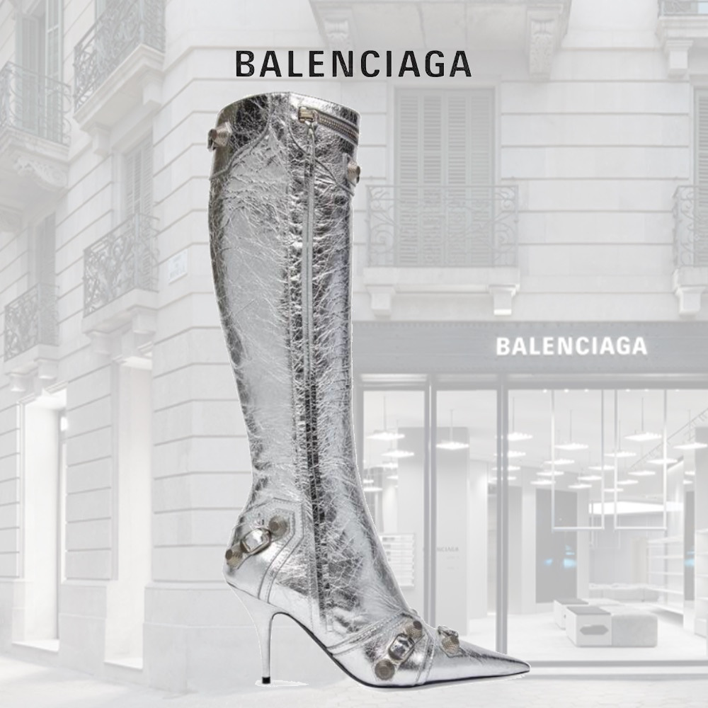 【BALENCIAGA】CAGOLE 90MM ブーツ メタリック