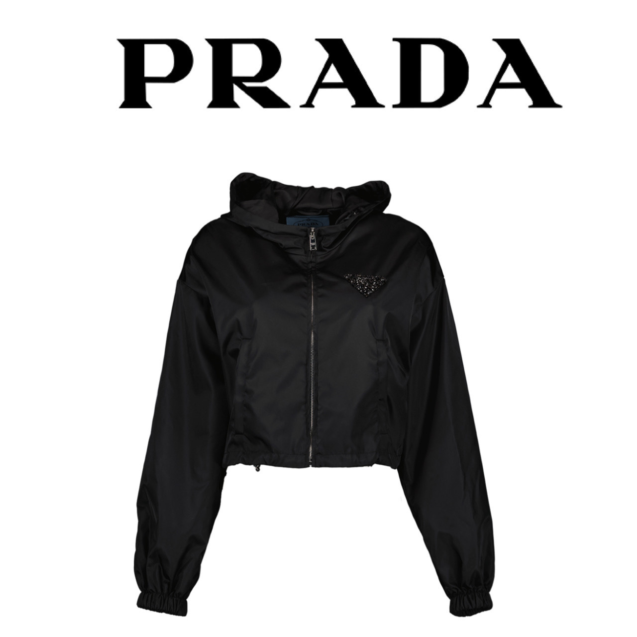 サイン・掲示用品 パネル PRADA クロップドパーカー ナイロン