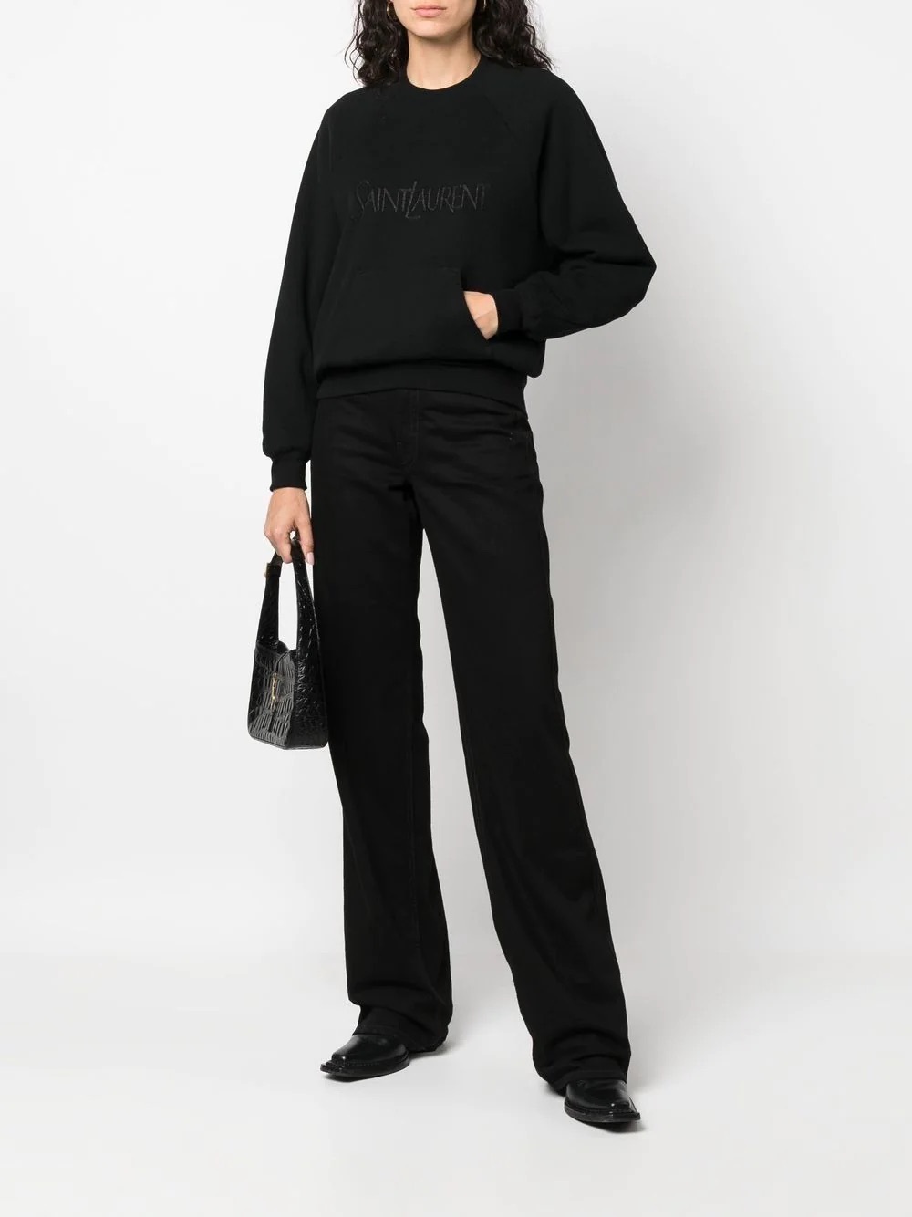 【Saint Laurent】オーガニックコットンのスウェットシャツ org.jpg