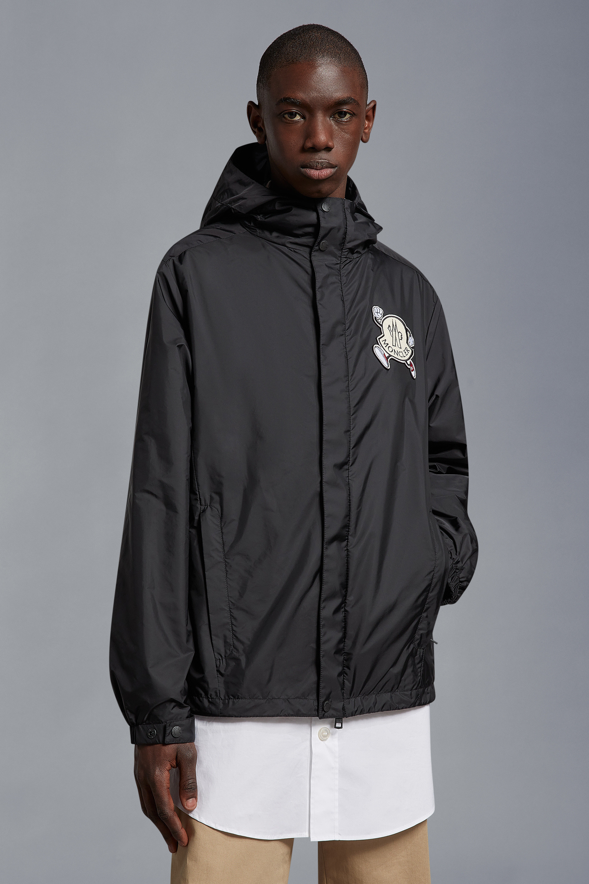 MONCLER 】モンクレール Guiers レインジャケット ブラック-