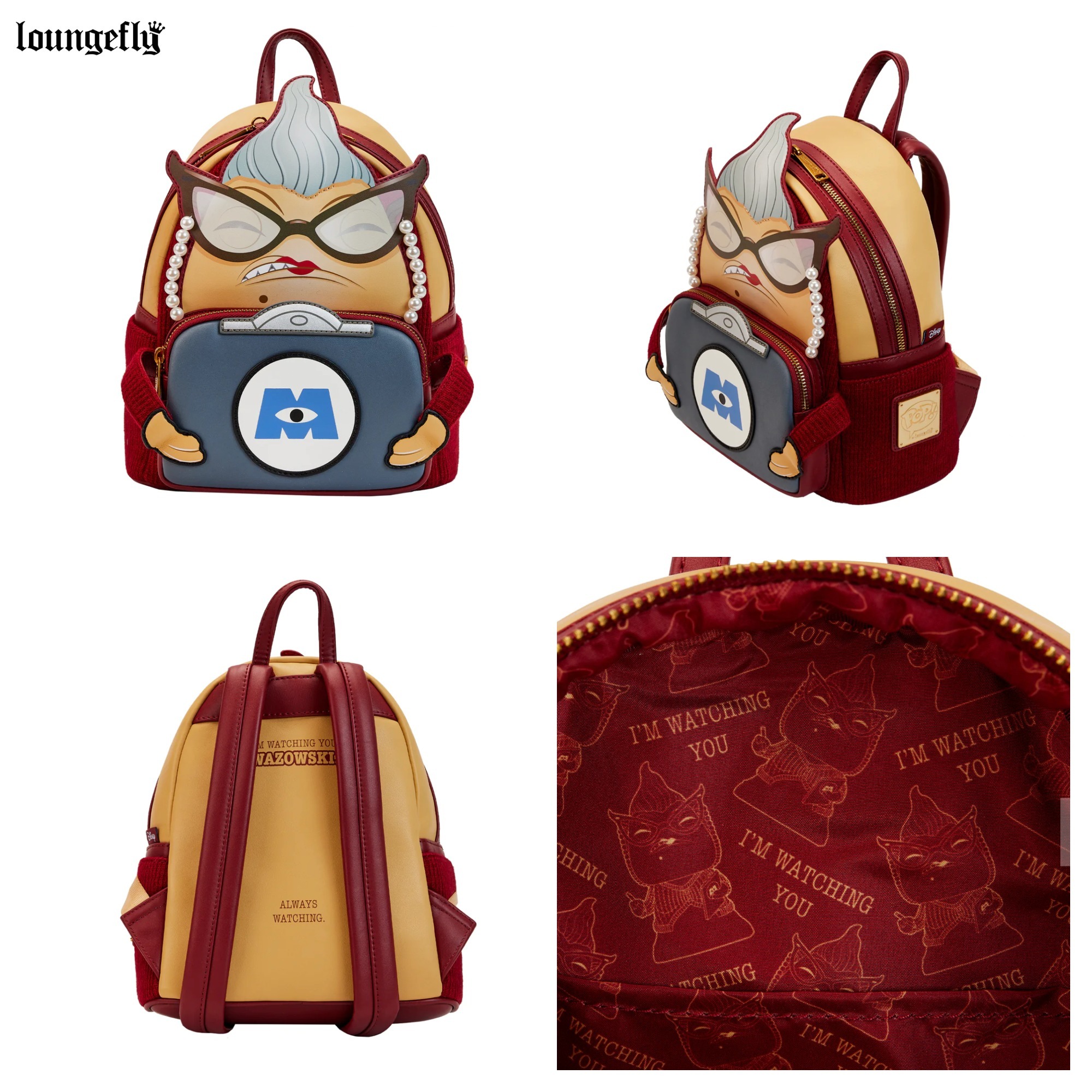【Lounge Fly】Exclusive - Monsters, Inc. Roz Mini Backpack