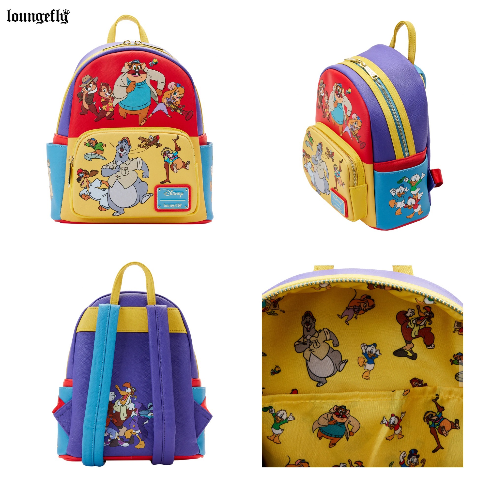【Lounge Fly】Exclusive - Disney Color Block Mini Backpack