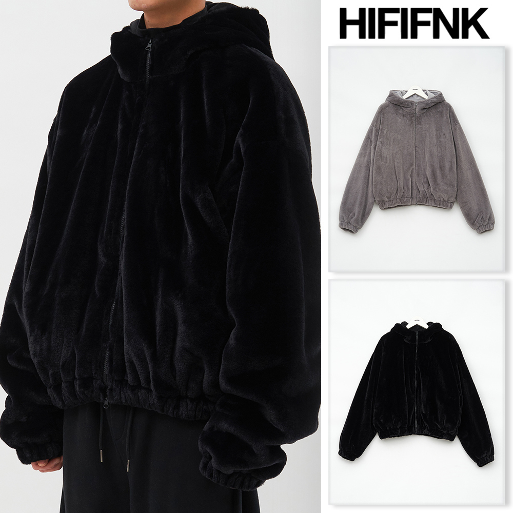 【HI FI FNK】Snug Hoodie Fur Jumper